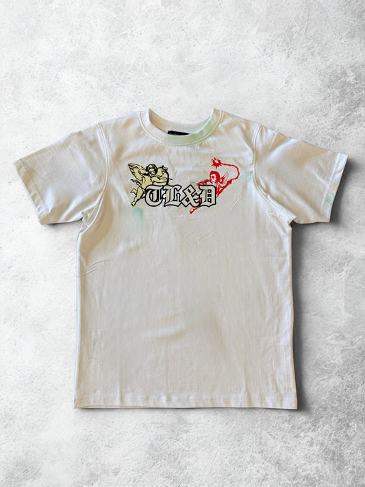 “TL&D ANGEL VS DEMON V1” 10 OZ Heavyweight T-Shirt